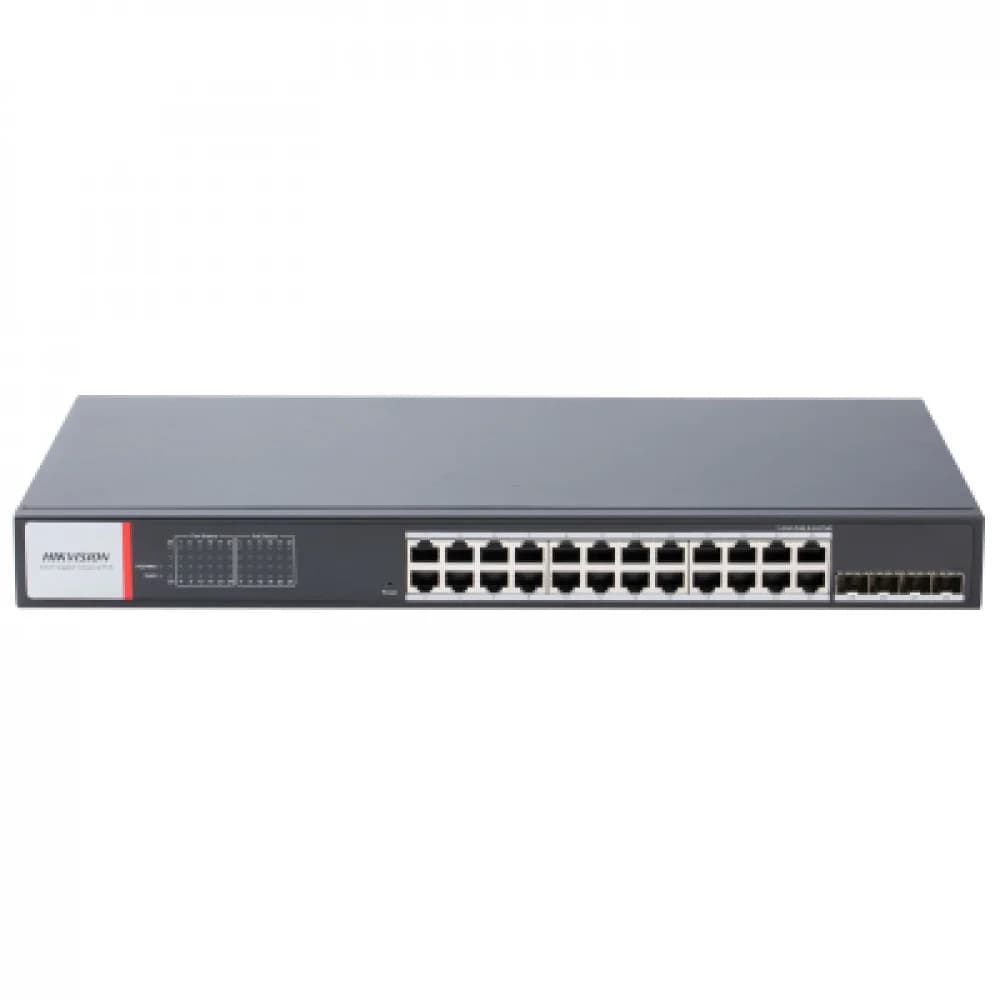 Hikvision DS-3T1528HP-SI-24P4F Промышленный 24-портовый управляемый коммутатор Hi-PoE