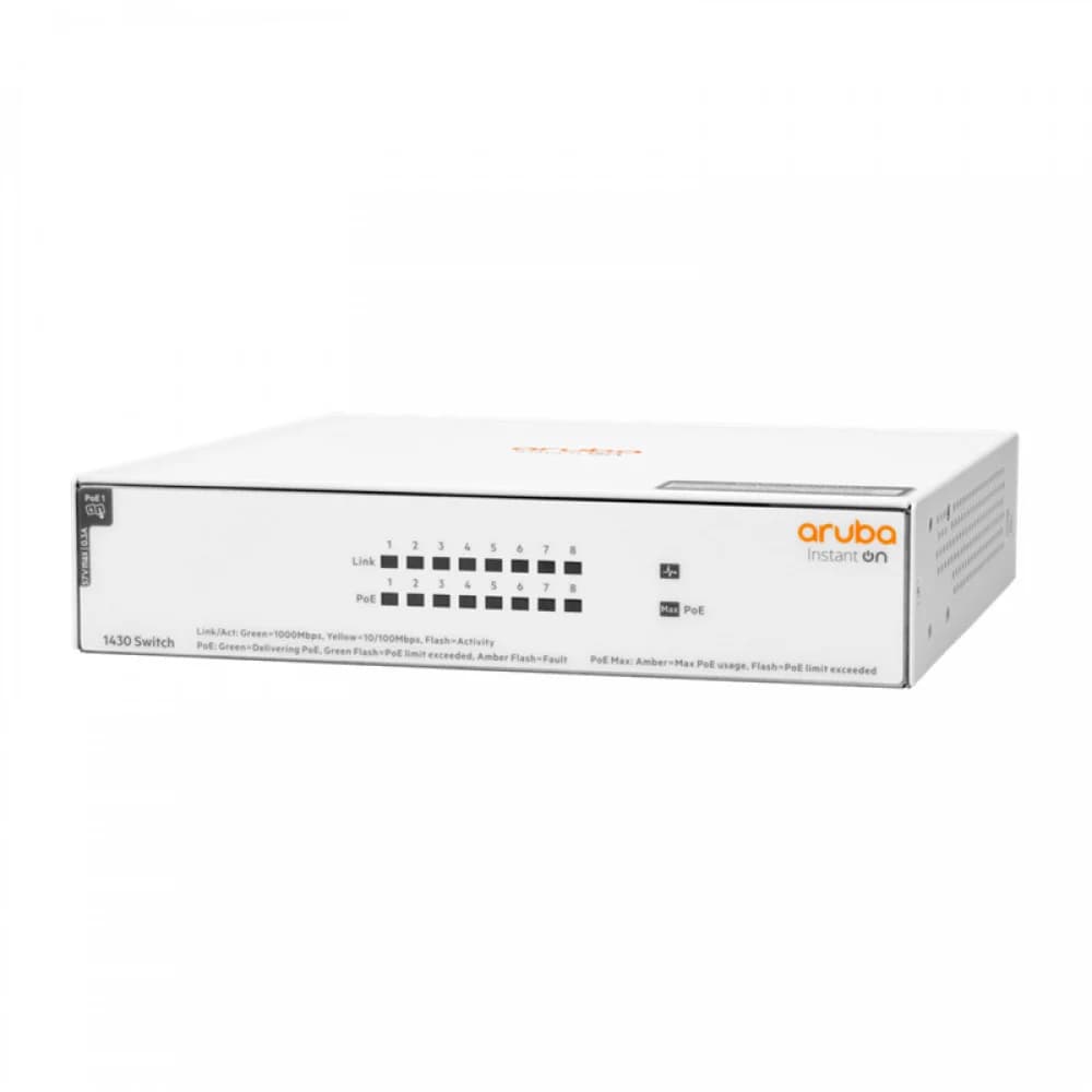 Aruba Instant On 1430 8G Class4 PoE 64W Switch Switch
