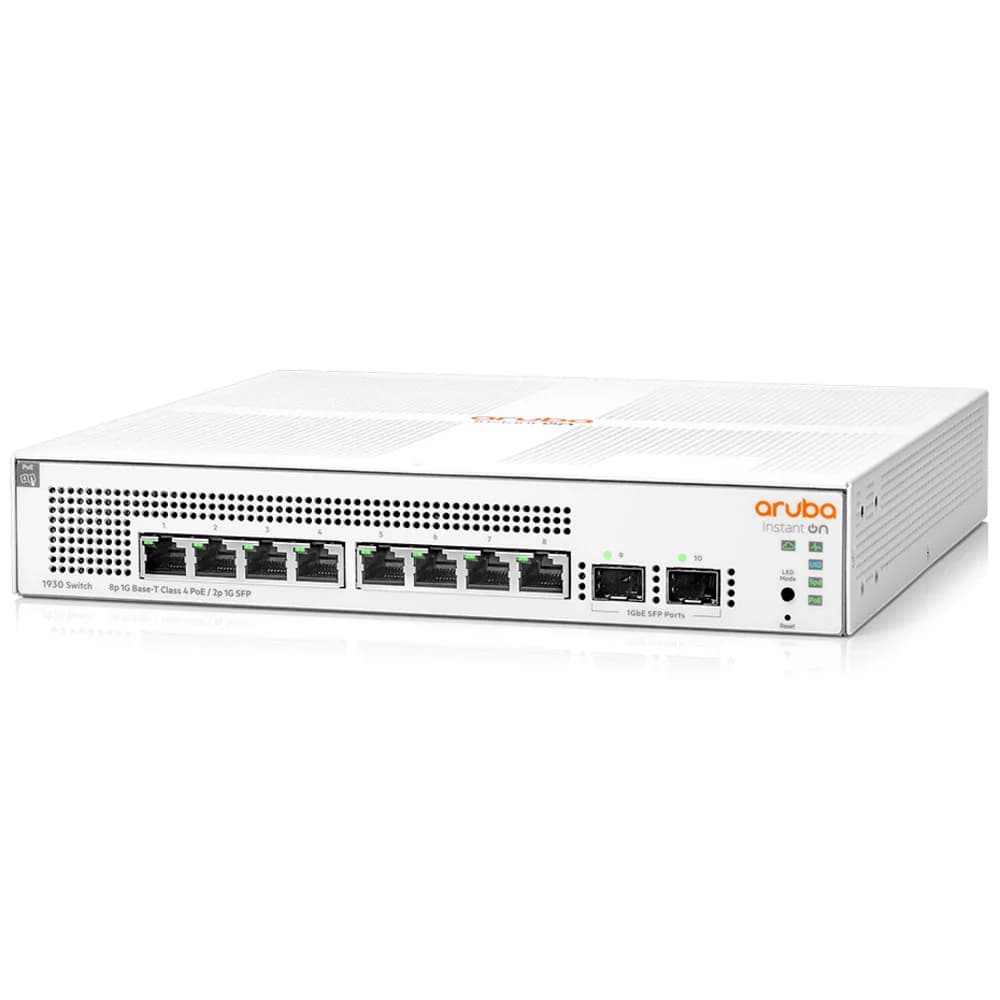 Коммутатор HP Enterprise/Aruba Instant On 1930 8G Class4 PoE 2SFP 124W Switch