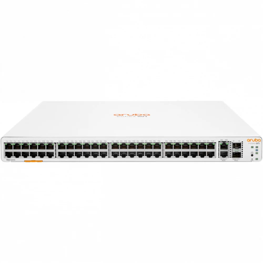 Коммутатор JL808A Aruba IOn 1960 48G 2XT 2XF Layer 2+ Switch, 1U (48xRJ-45 10/100/1000, 2xSFP+ 10G, 2xRJ45 10G ports)