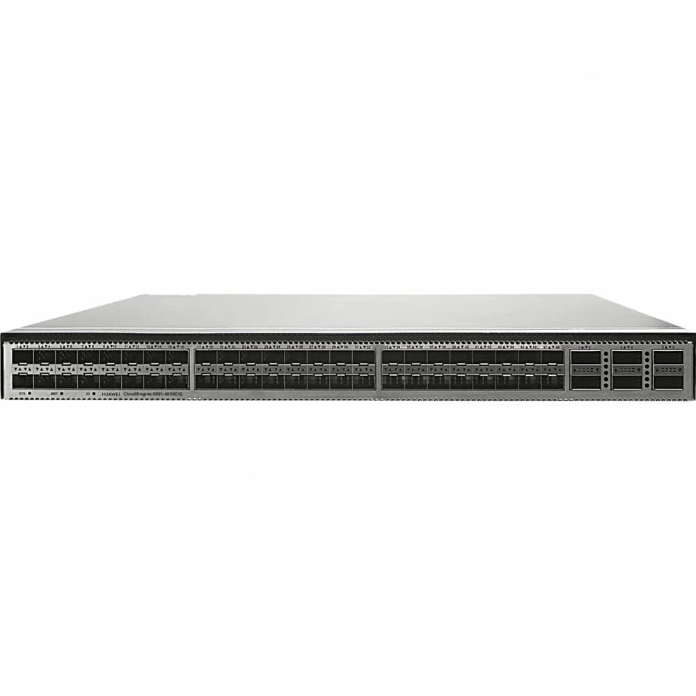 Коммутатор CE6881E-48S6CQ-B switch (24*25G SFP28,24*10G SFP+, 6*100G QSFP28, 2*AC power modules, 4*fan modules, port-side intake) NEW,