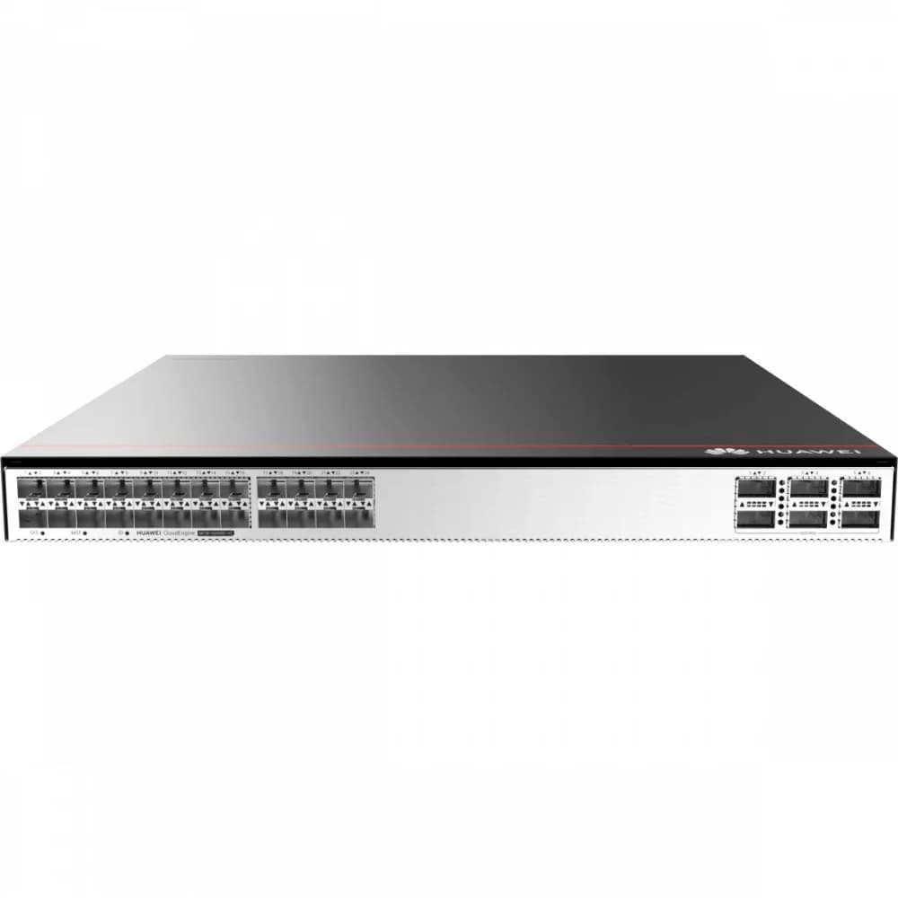 S6730-H24X6C (24x10GE SFP+ ports, 6x40GE QSFP28 ports, optional license for upgrade to 6x100GE QSFP28, without power module)