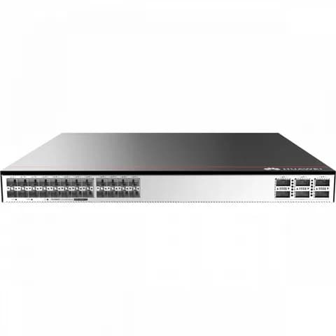 S6730-H24X6C (24x10GE SFP+ ports, 6x40GE QSFP28 ports, optional license for upgrade to 6x100GE QSFP28, without power module)