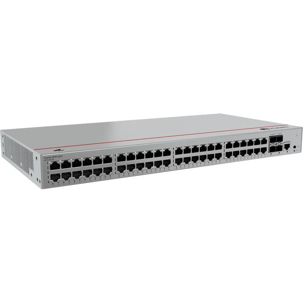 Коммутатор Huawei S310-48T4S (L2+, 48*10/100/1000BASE-T ports, 4*GE SFP ports, AC power)