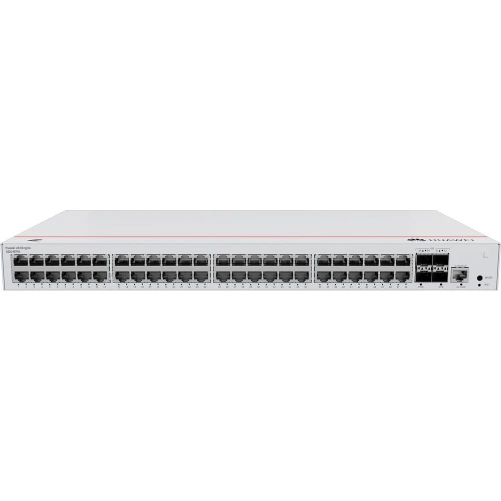 Коммутатор Huawei S220-48T4S (L2, 48*10/100/1000BASE-T ports, 4*GE SFP ports, AC power)