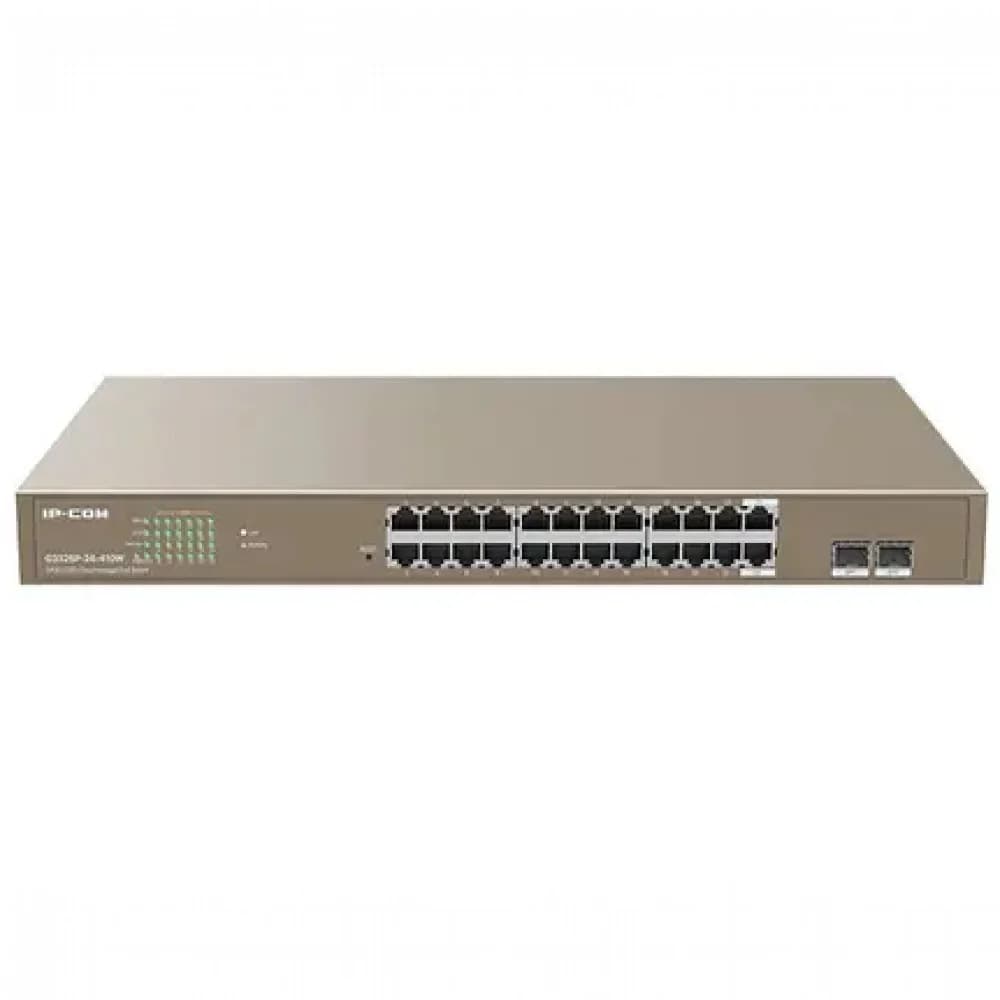 Коммутатор 24PORT 2SFP POE G3326P-24-410W IP-COM TENDA