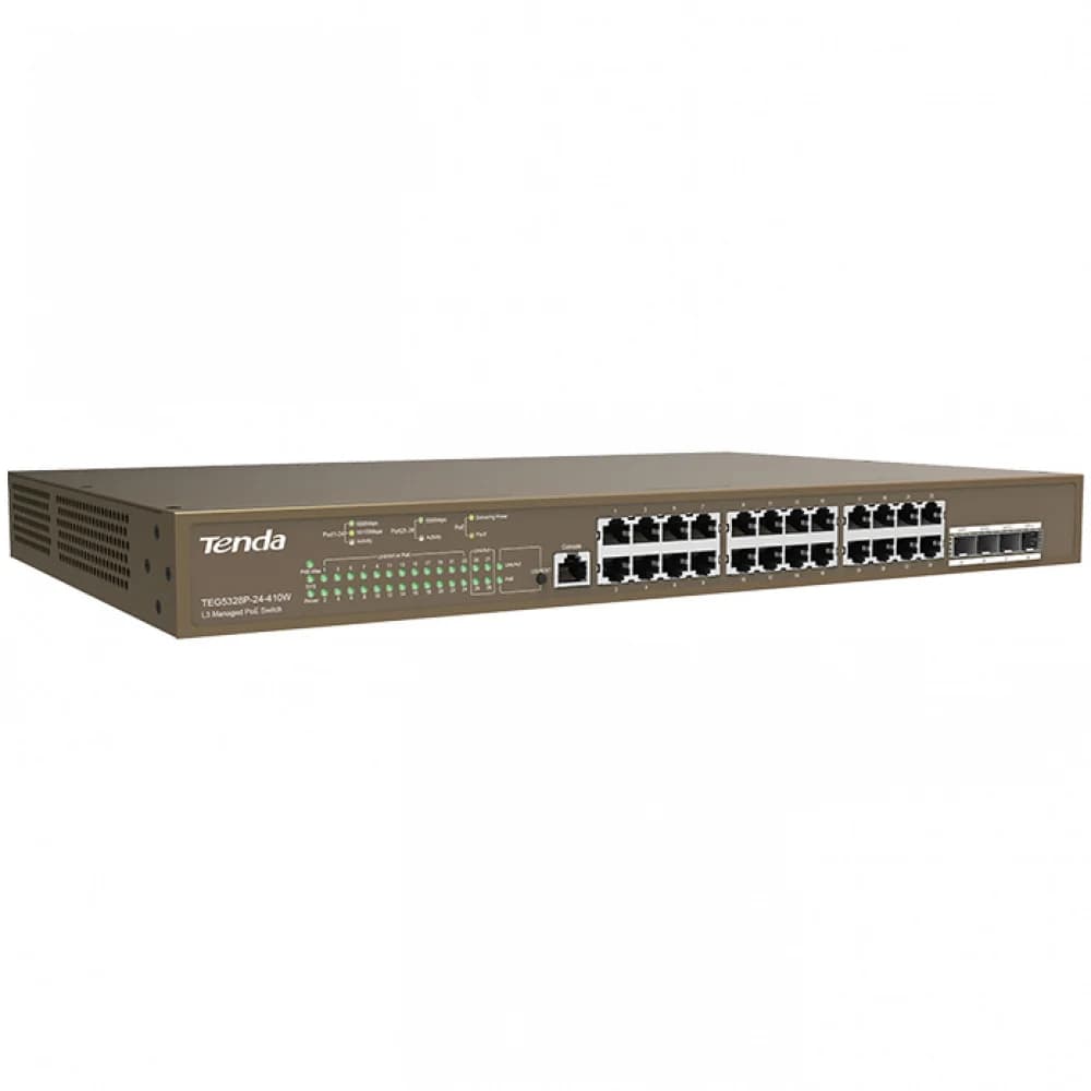 Коммутатор 24PORT 1000M POE 4SFP G5328P-24-410W IP-COM