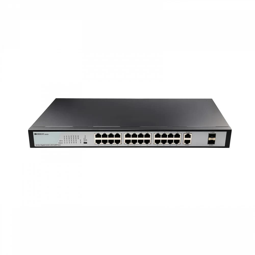 Коммутатор Origo OS2228 OS2228/A1A 26x1Гбит/с 2SFP неуправляемый