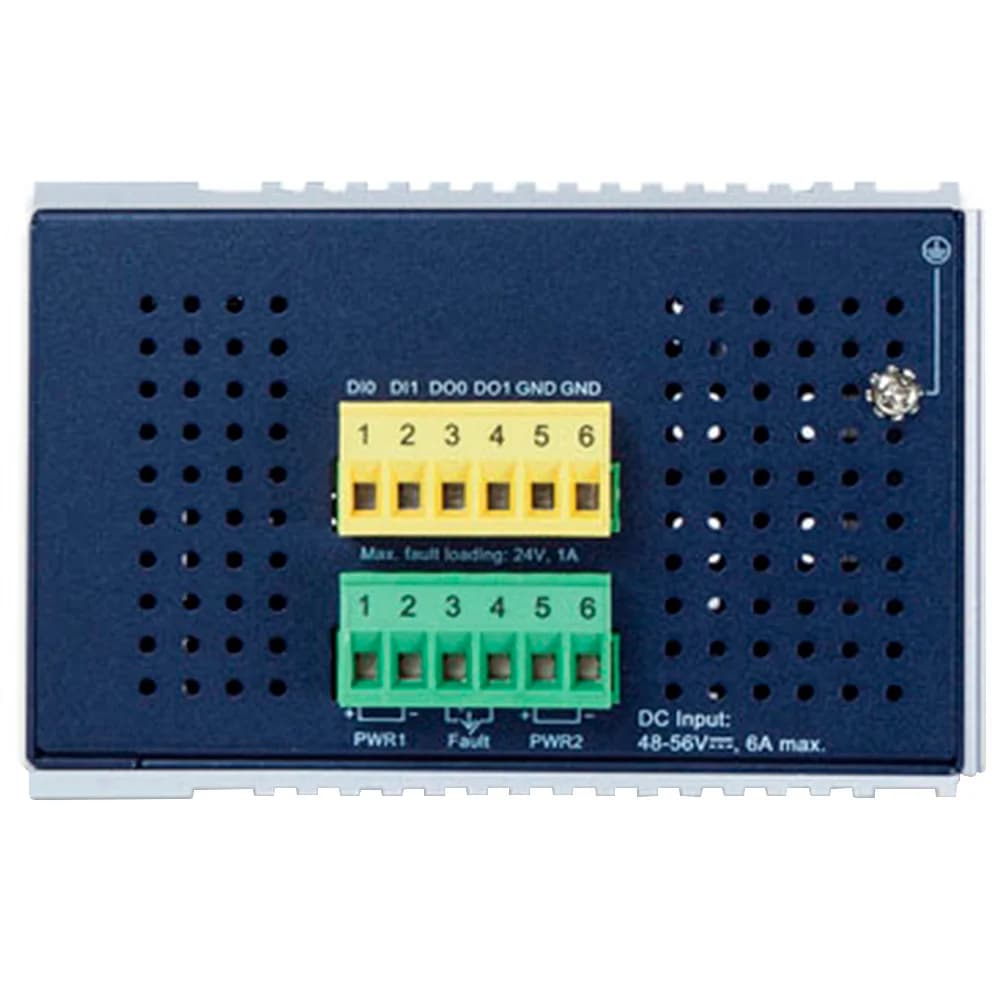 Planet Промышленный управляемый коммутатор IP30 L2+/L4 8 * 1000T 802.3at PoE+ 4 * 100/1000X SFP (-40 +75 C)