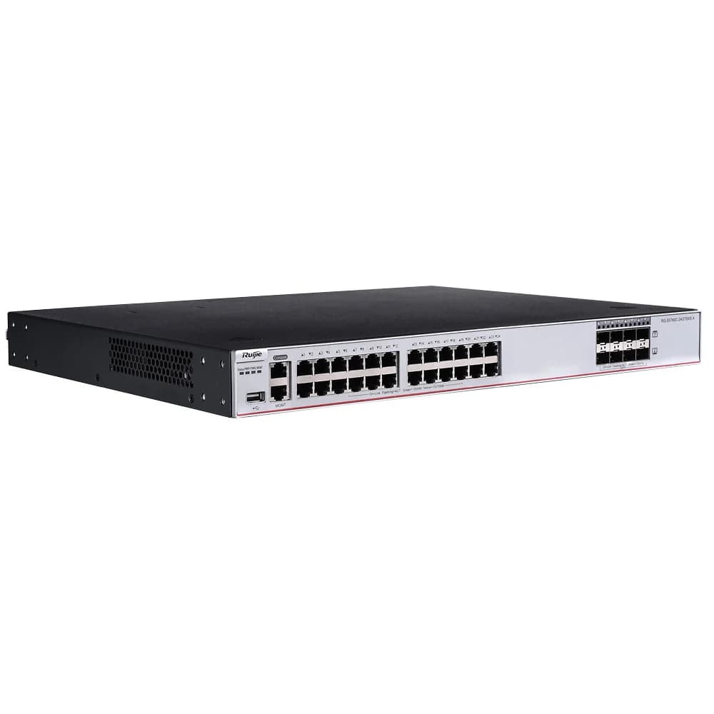 Коммутатор Ruijie RG-S5760C-24GT8XS-X L3 Managed (24x10/100/1000BASE-T, 8x1G/10G SFP+, 2 EMPTY power module slots)