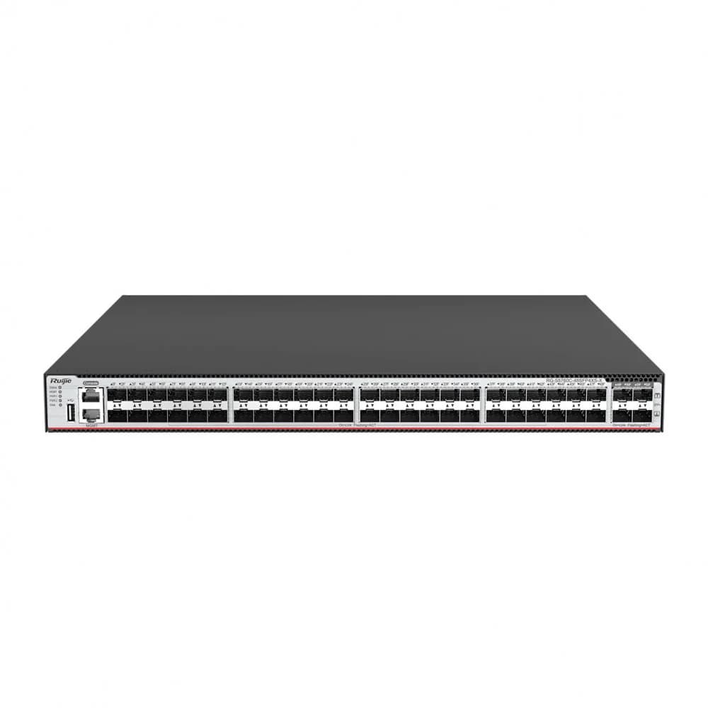 Коммутатор Ruijie RG-S5760C-48GT4XS-X L3 Managed (48 x 10/100/1000BASE-T, 4 x 1G/10G SFP+, 2 EMPTY power module slots)