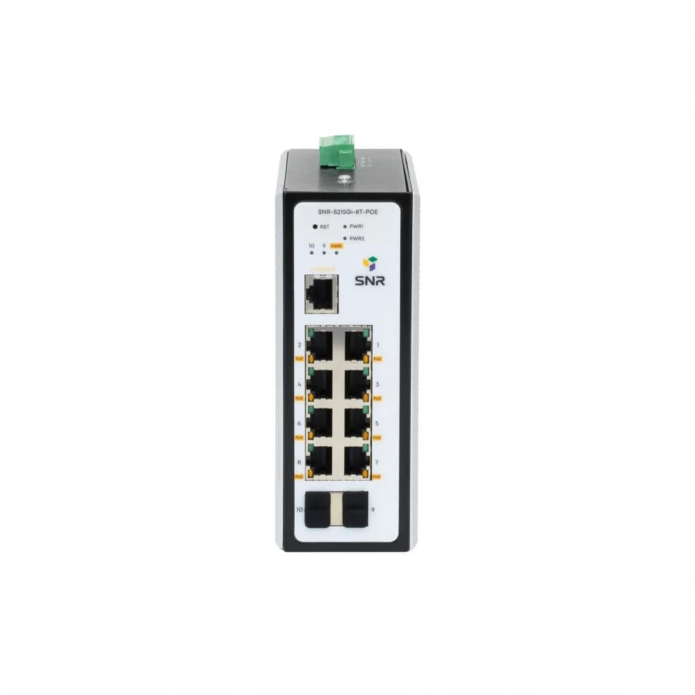 Коммутатор SNR SNR-S215Gi-8T-POE 8x1Гбит/с управляемый