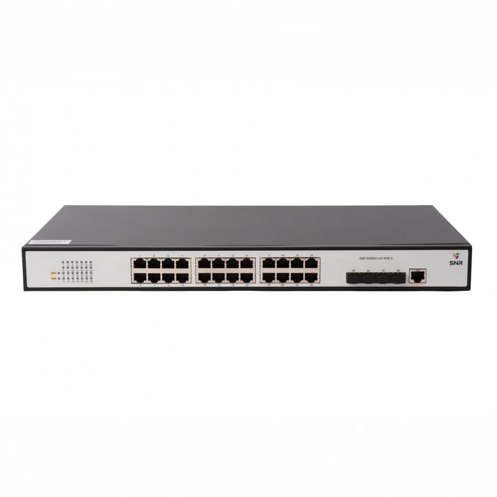 Коммутатор/ Управляемый POE коммутатор уровня 2 SNR-S2985G-24T-POE-E