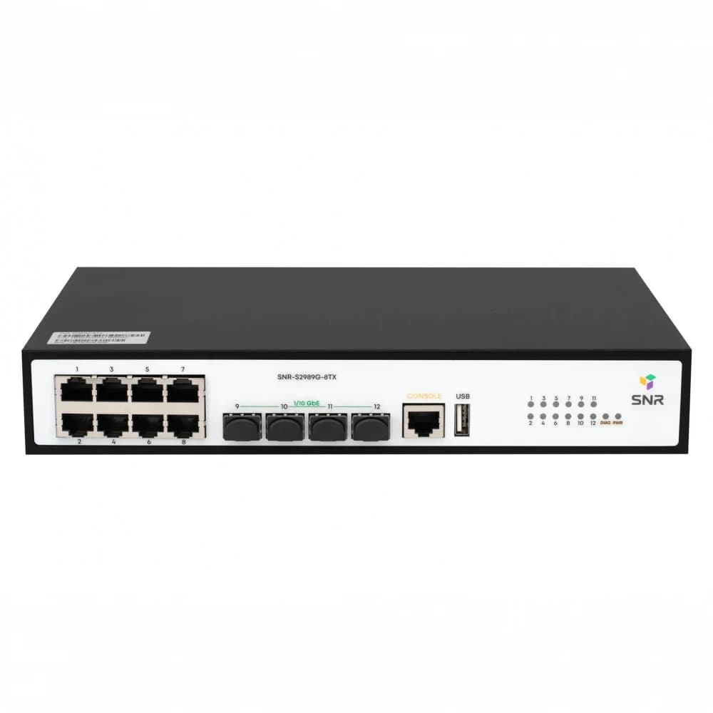 Коммутатор SNR SNR-S2989G-8TX управляемый
