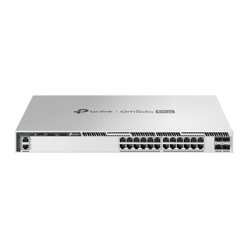 Коммутатор TP-Link/S6500-24G4XF/Omada Pro 24-портовый управляемый стекируемый коммутатор L3 S6500-24G4XF
