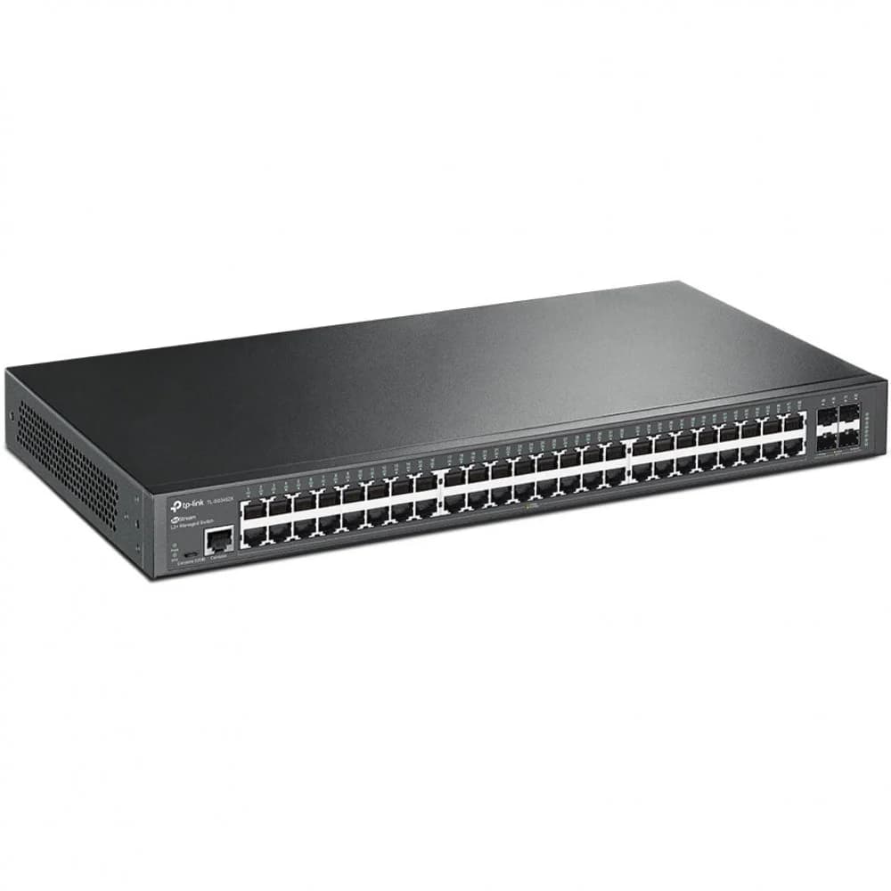 TL-SG3452X JetStream 48-портовый гигабитный управляемый коммутатор уровня 2+ с четырьмя слотами SFP+ 10 Гбит/с (006471) {4}