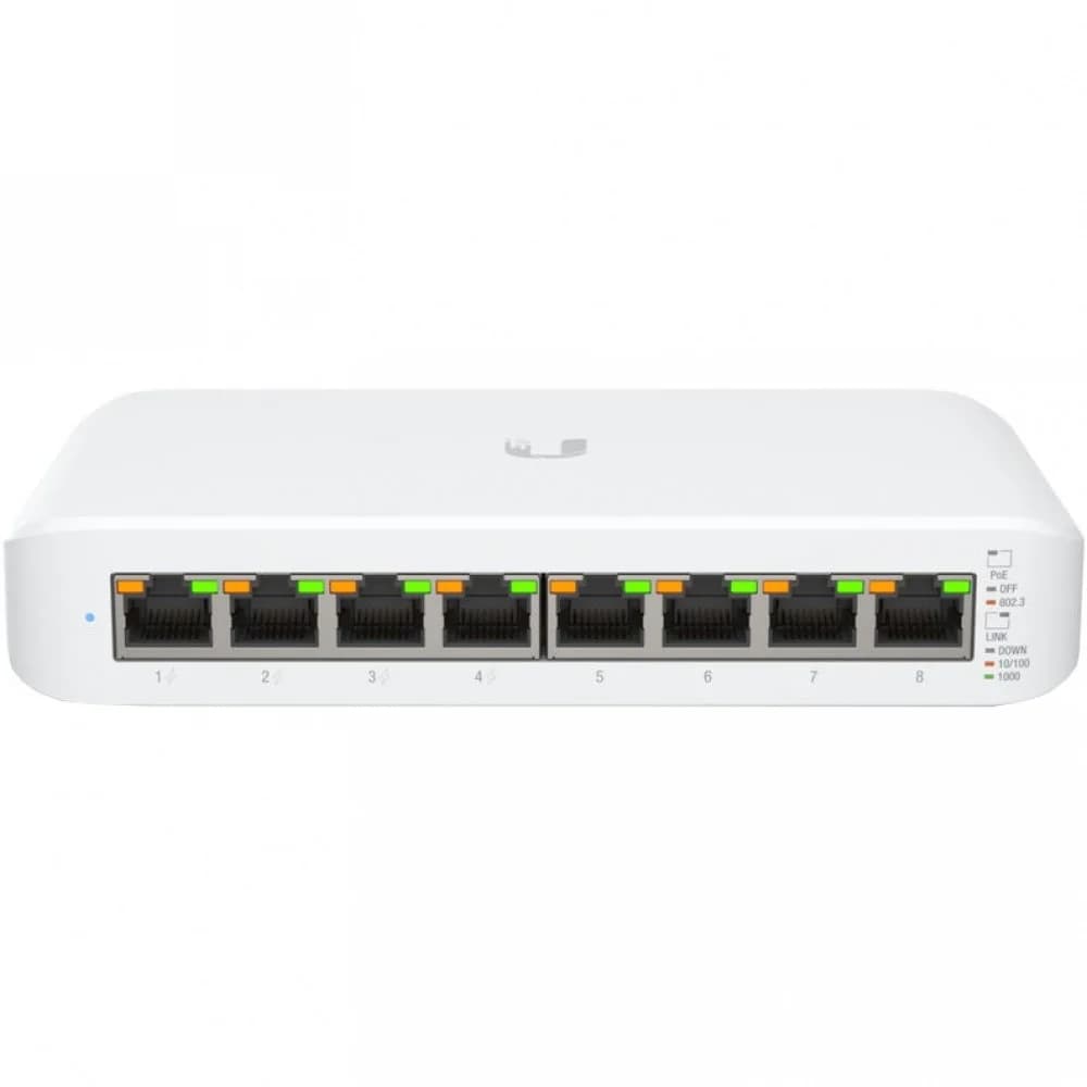 Коммутатор Ubiquiti 8 портов с PoE 1Gbit