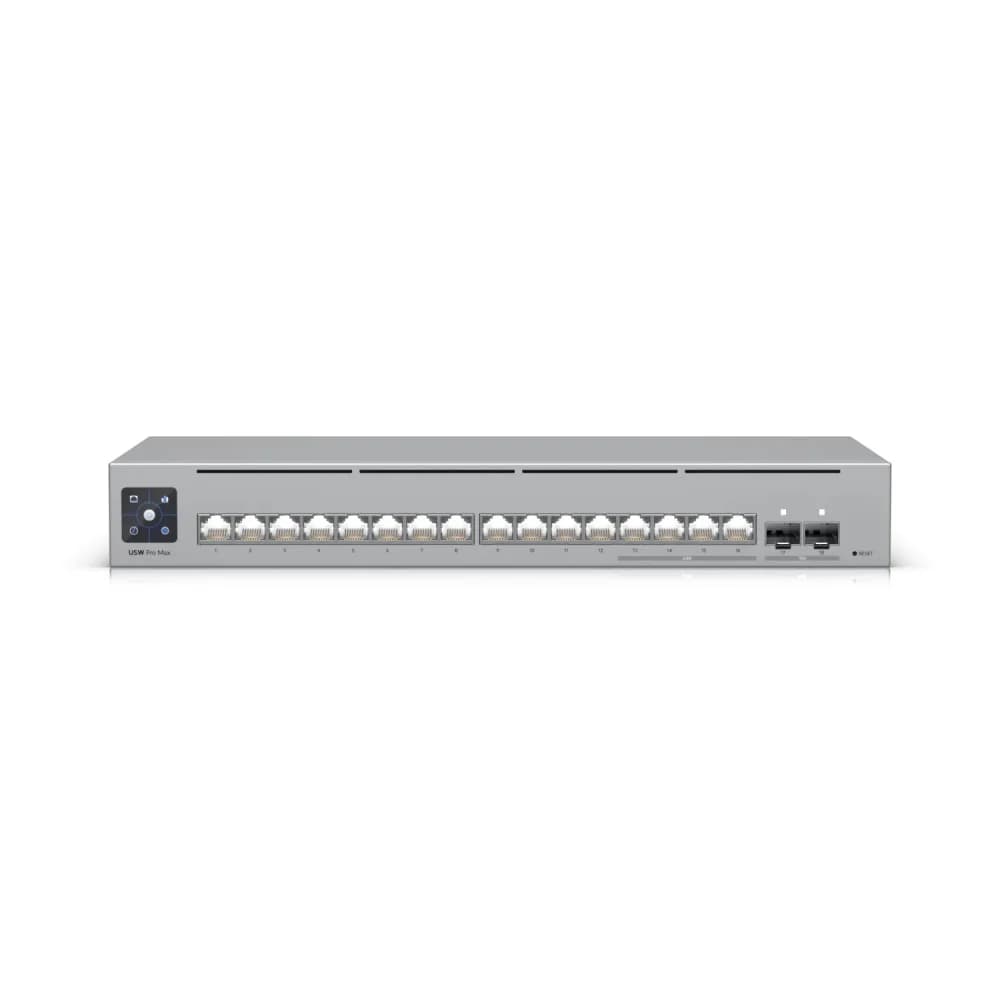 Коммутатор/ Networking interface, (12) GbE RJ45 ports (4) 1/2.5 GbE RJ45 ports (2) 10G SFP+ ports Total non-blocking throughput, 42 Gbps Switching capacity, 84 Gbps