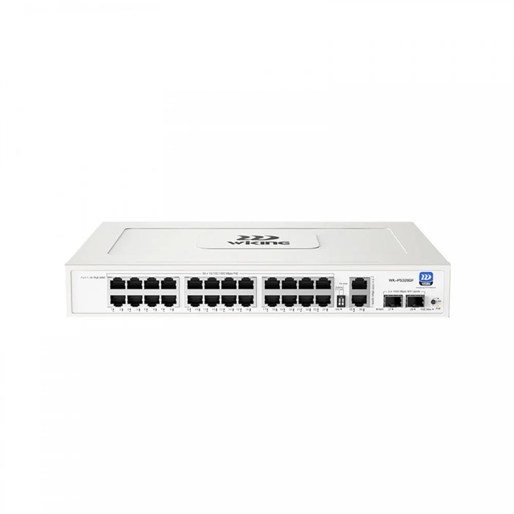 Wi-Tek WK-PS328GF (Wiking series) 24-портовый Gigabit PoE коммутатор