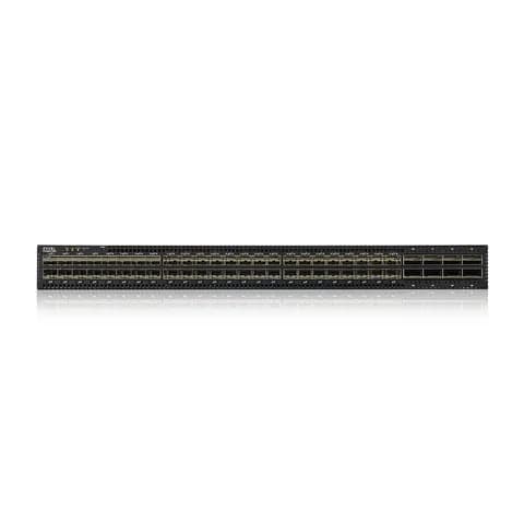 Коммутатор/ ZYXEL L3 Core Fiber Switch Zyxel NebulaFlex Pro CX4800-56F, 48xSFP28: 10/25G , 8xQSFP28: 100G, rack 19", incl. 2xPSU AС, stackable