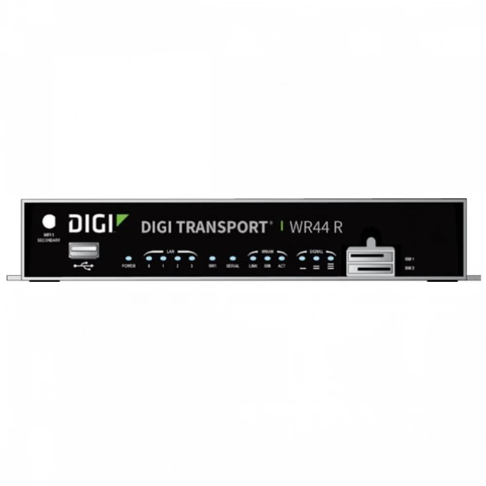 Digi Маршрутизатор беспроводной WR44R- LTE, WiFi, VPN, расширенный температурный диапазон, защищенный корпус