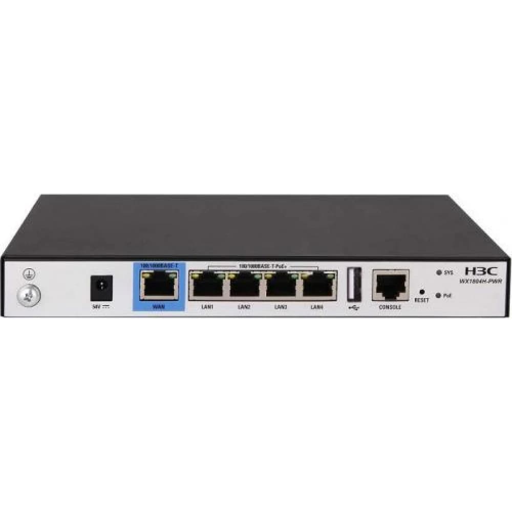 Беспроводной контроллер, H3C, EWP-WX1804H-PWR, x4 AP support, PoE