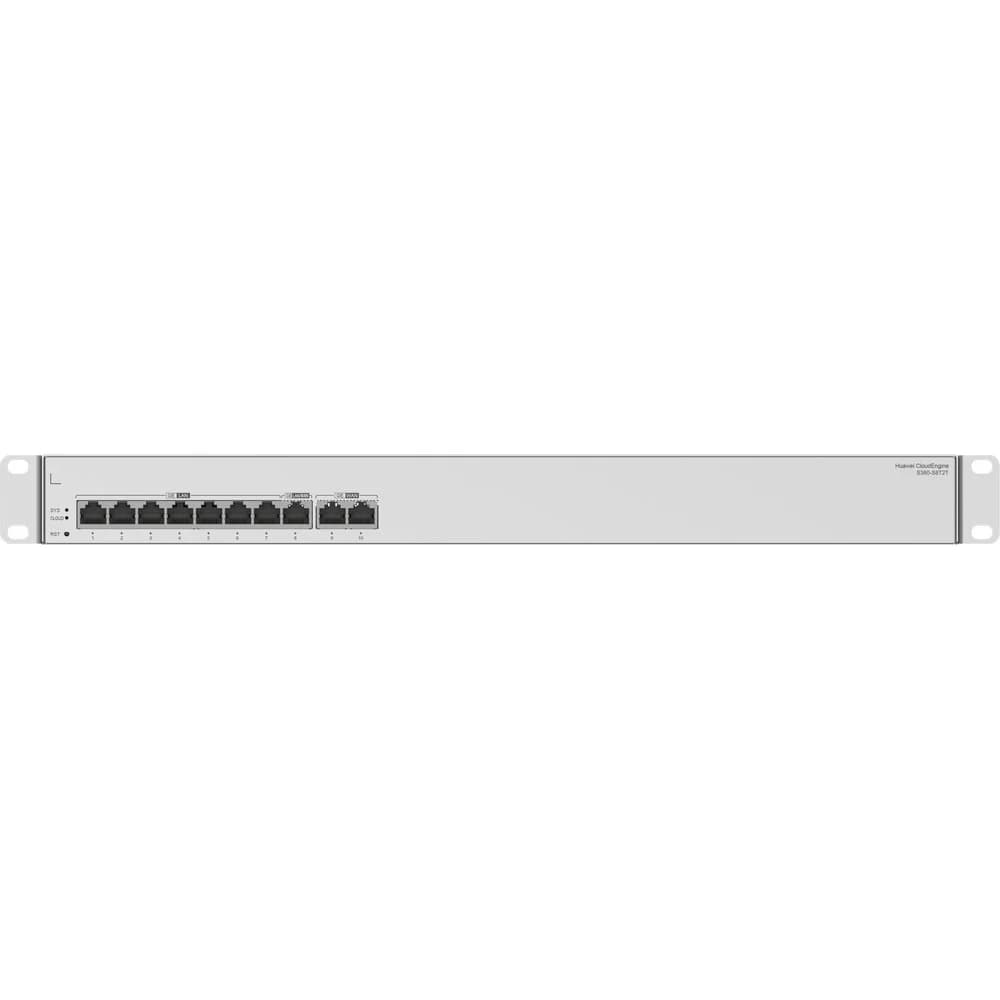 Маршрутизатор, Huawei, S380-S8T2T, 2 порта WAN 10/100/1000M RJ-45, 8 портов LAN 10/100/1000M RJ-45, поддержка до 250 пользователей, производительность пересылки 2 Гбит/с, вес 1,6 кг
