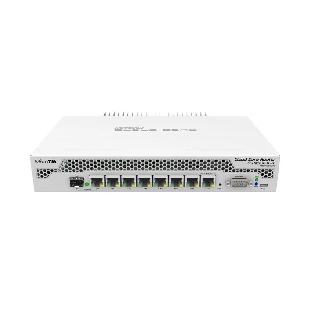 Маршрутизатор 1000M 7PORT CCR1009-7G-1C-PC MIKROTIK