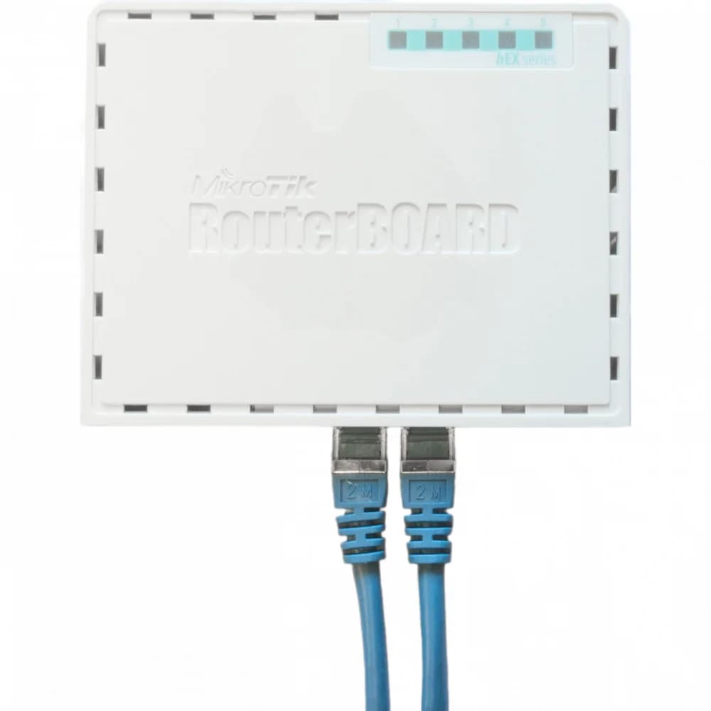 Маршрутизатор, MikroTik, RB750Gr3, hEX, 5 портов 10/100/1000M, Passive PoE in, RouterOS (4), -40°C to 70°C, plastic case