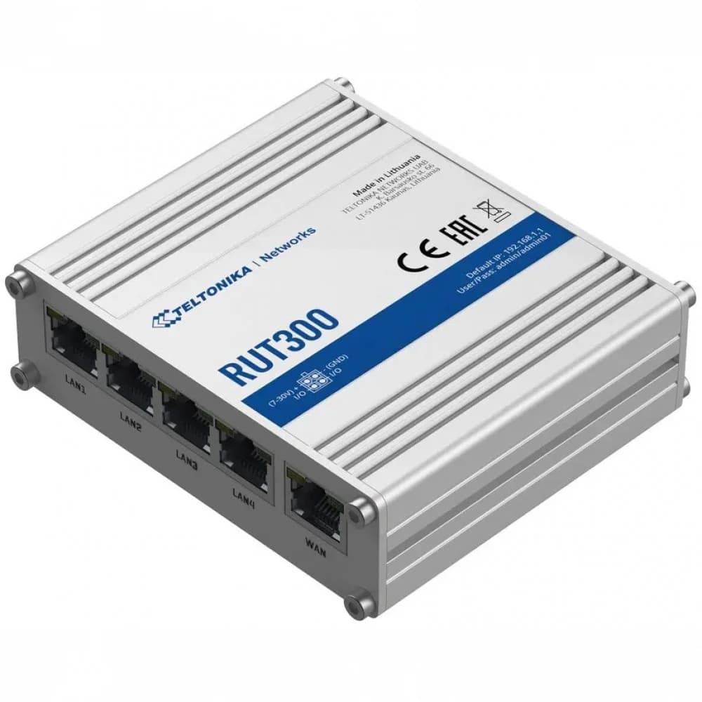 Маршрутизатор RUT300 Ethernet Router арт.RUT300000000