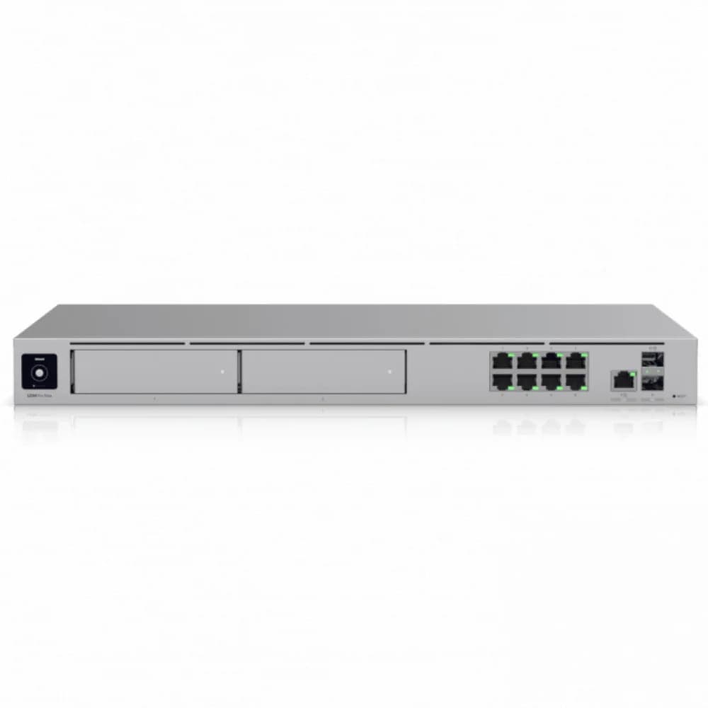 Маршрутизатор Ubiquiti Dream Machine Pro Max , 8x1Gb LAN, 1x2.5Gb WAN, 2x10G SFP+, 5Gbps, 2xHDD tray