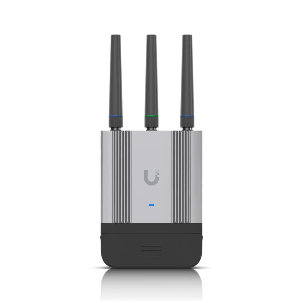 Ubiquiti UniFi Mobile Router Industrial Wi-Fi маршрутизатор с LTE-модемом категории 4, 2,4 ГГц (b/g/n), MIMO 2x2, 2x 1G RJ45, USB Type-C, nano-SIM