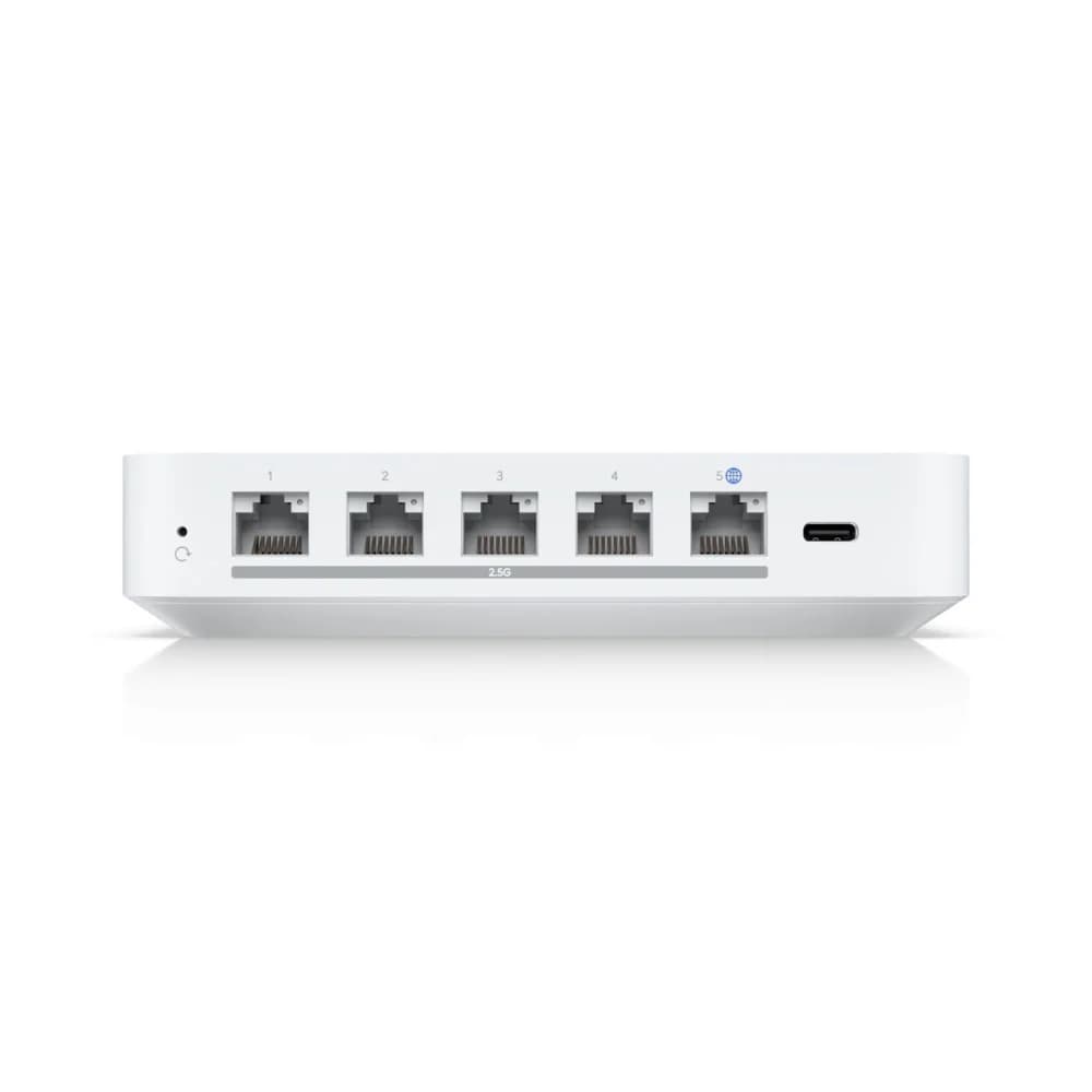 Ubiquiti UniFi Gateway Max Маршрутизатор 4 ядра (1,5 ГГц), 4х 2.5G LAN, 1х 2.5G WAN