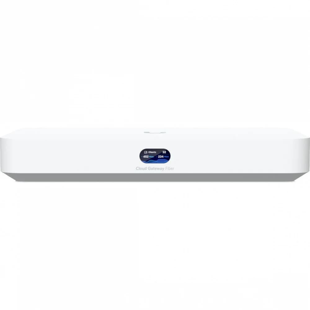 Compact multi-WAN UniFi Cloud Gateway featuring 10GbE, PoE output, m.2 storage options, a complete suite of advanced routing features, and full UniFi application support