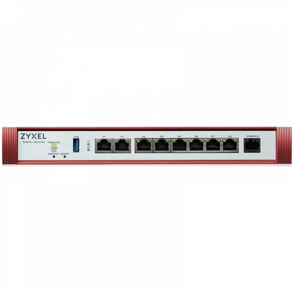 Межсетевой экран Zyxel USG FLEX 200H, Rack, 2xRJ-45: 1/2.5G (LAN/WAN), 6xRJ-45: 1G (LAN/WAN), 1xUSB3.0 **
