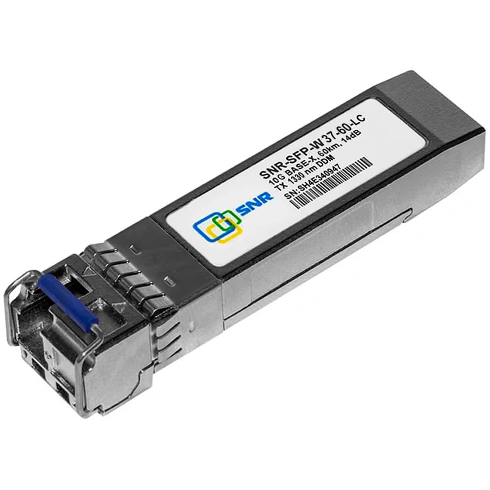 Модуль SFP+ WDM, дальность до 60км (21dB), 1330нм
