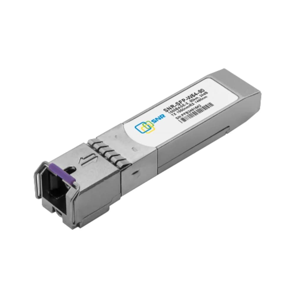 Модуль SFP WDM, дальность до 80км (24dB), 1550/1490нм