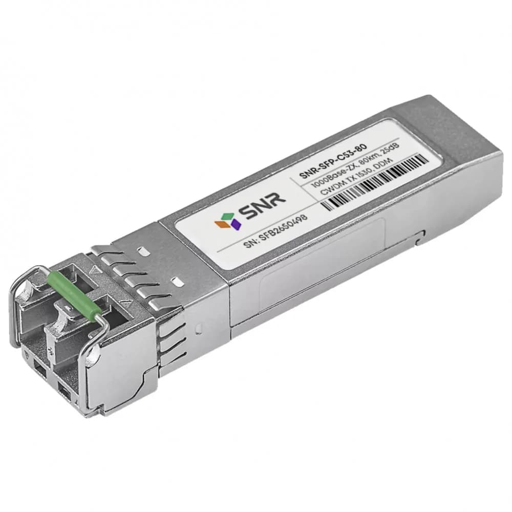 Модуль SFP CWDM оптический, дальность до 80км (25dB), 1530нм