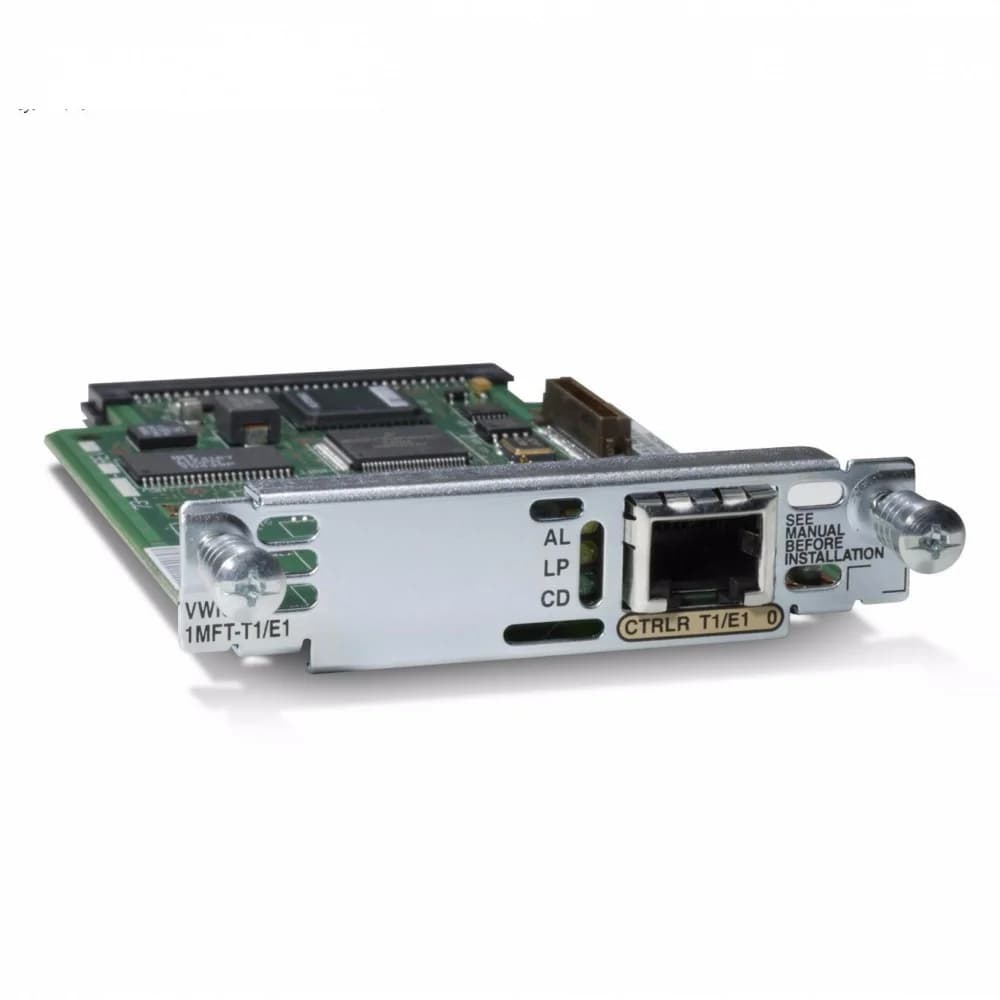 Плата коммуникационная Cisco 1 port Multiflex Trunk Voice/Clear-channel Data T1/E1 Module