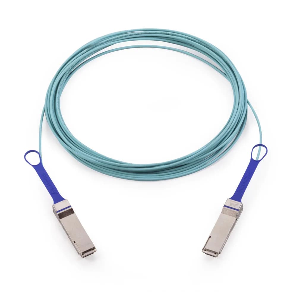 Mellanox® active fiber cable, ETH 100GbE, 100Gb/s, QSFP, LSZH, 5m
