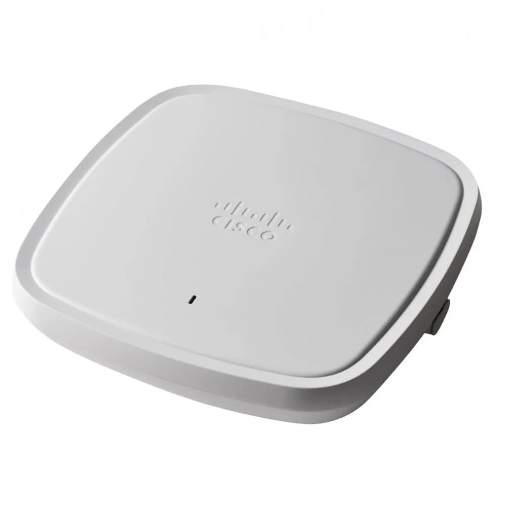 Точка доступа Wi-Fi CISCO Catalyst 9105AXI Access Point: Indoor environments, with internal antennas, 802.11ax 2x2 MU-MIMO 10/100/1000Base-T Uplink, Console port, brushed as -R, C9120AXI-R