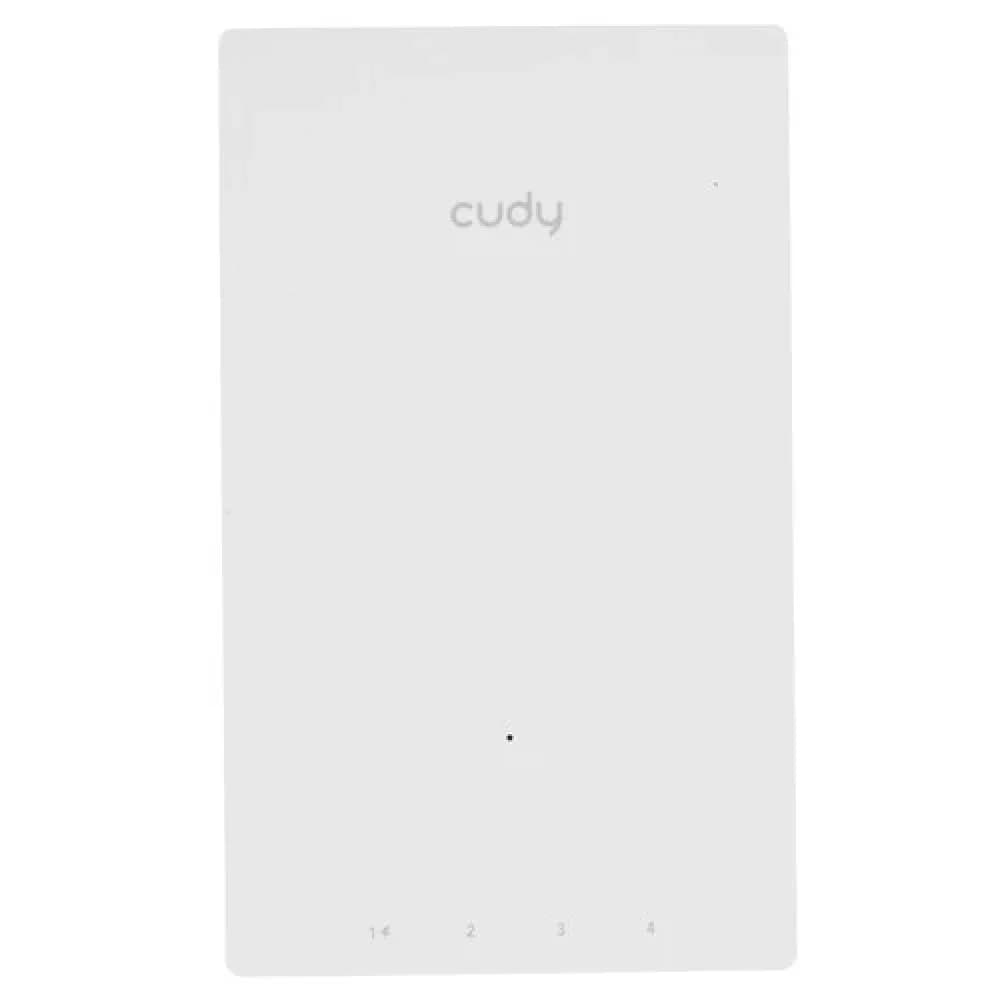 Точка доступа Wi-Fi CUDY AC1200 Gigabit Wall-Plate Access Point AC1200 Dual Band Gigabit Wall Plate Access Point, MT7621DAN+MT7613B+MT7603E, 867Mbps at 5GHz + 300Mbps at 2.4GHz, 1 x Gigabit PoE-IN P