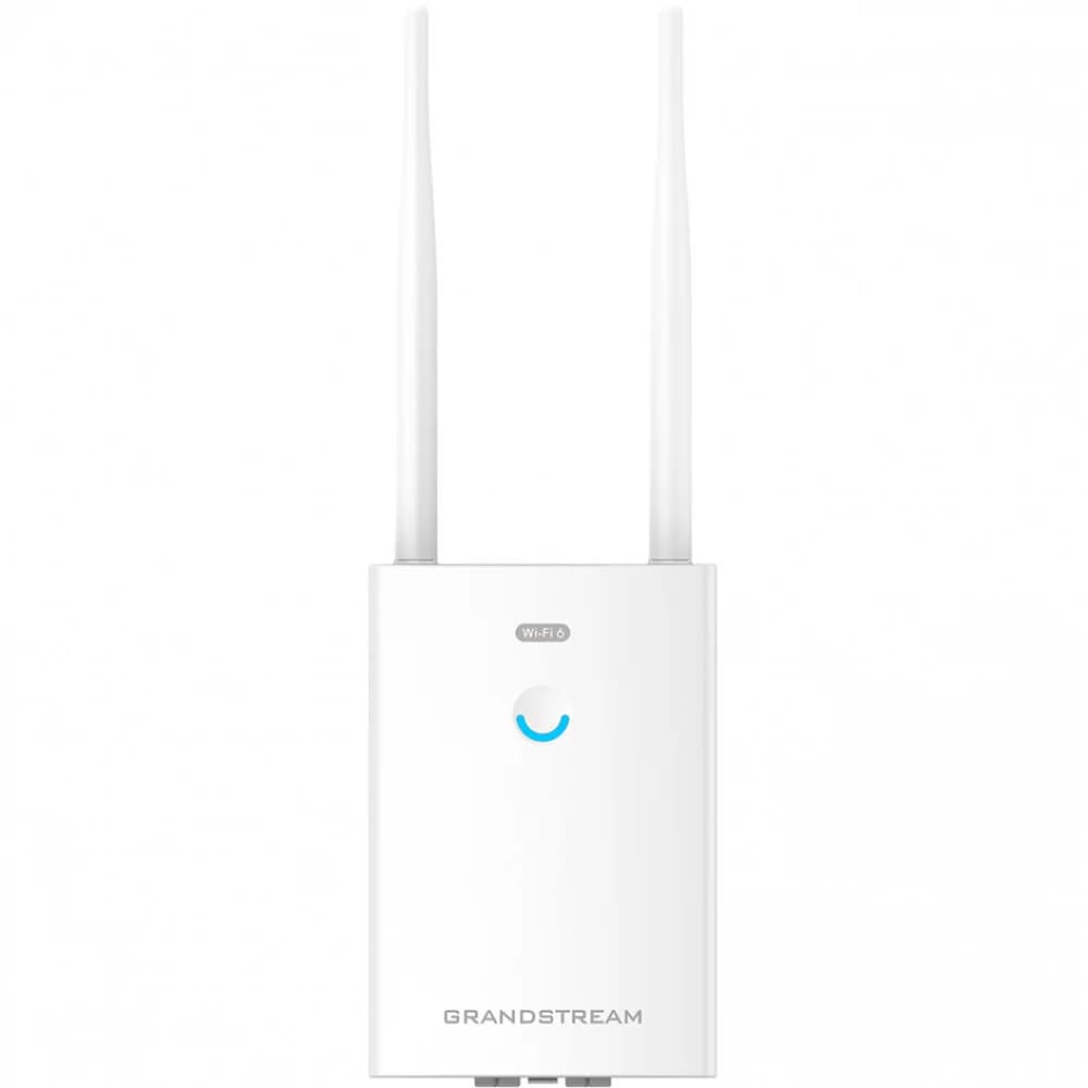 Точка доступа, Grandstream, GWN7660LR, 2x GbE POE, 802.11a/b/g/n/ac/ax, AX1800, до 256 беспроводных клиентов, Уличная IP66, локальный контроллер на 50 точек доступа
