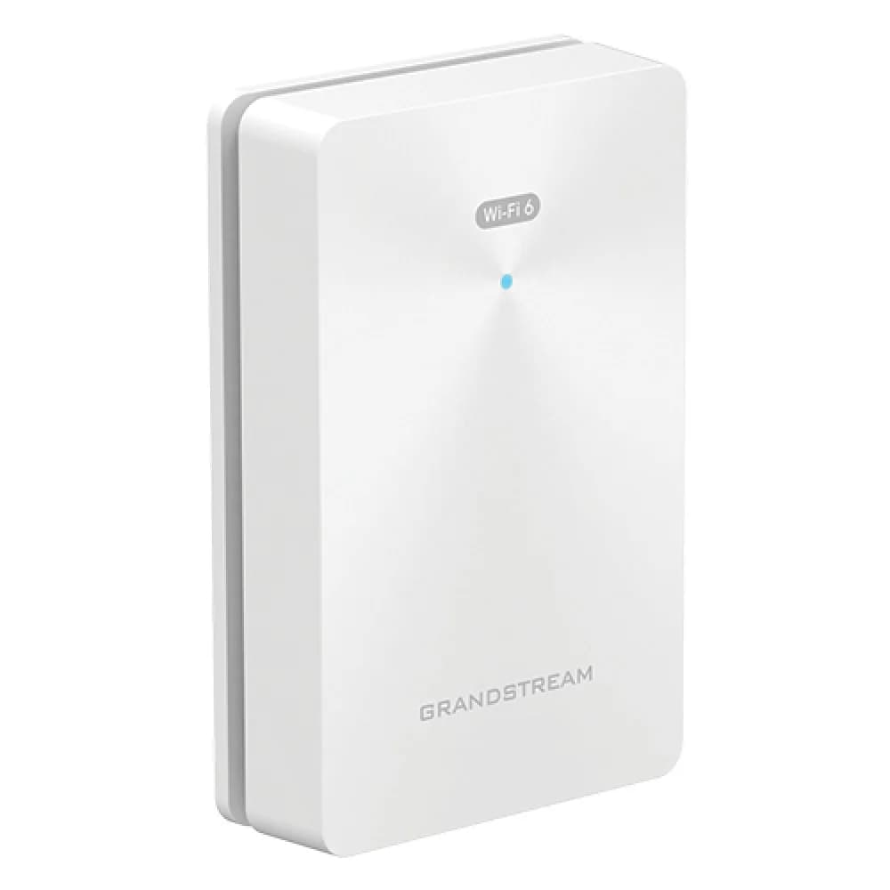 Точка доступа, Grandstream, GWN7661E, Настенная, 1x GbE PoE, 2x GbE with PSE, 1x GbE, 2.4G/5G, 802.11a/b/g/n/ac/ax, AX3000, 802.3af / 802.3at