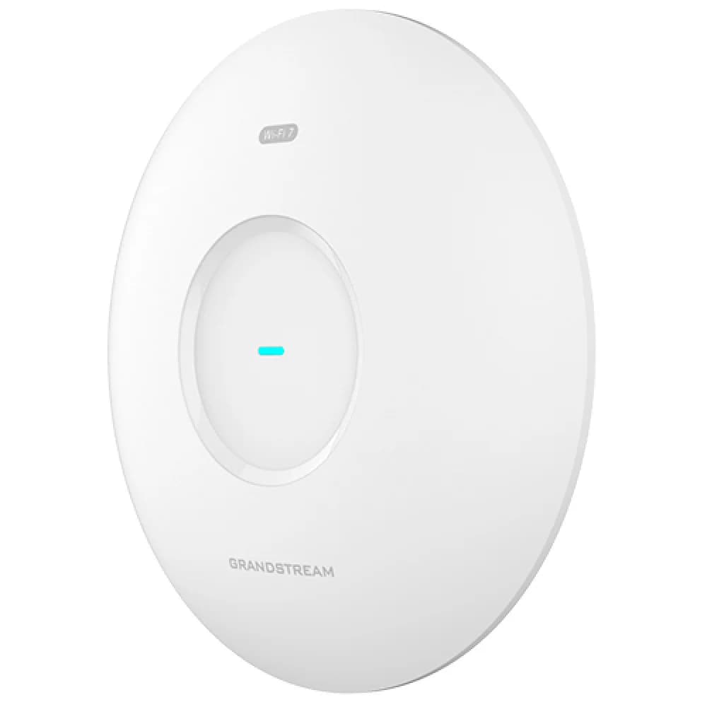 Точка доступа, Grandstream, GWN7670, Внутренняя, 2x 2500M WAN/LAN, 2.4G/5G, 802.11a/b/g/n/ac/ax/be, 802.3af/802.3at, Wi-Fi7, Суммарная пропускная способность беспроводной сети 3,6 Гбит/с