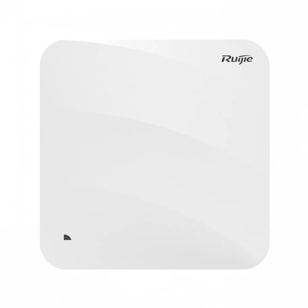 Ruijie Wi-Fi 6(802.11ax) indoor wireless access point, dual-radio, dual-band, up to 4 spatial streams and maximum of 1.775Gbps wireless throughput, 1 10/100/1000M BASE-T uplink port, support PoE and