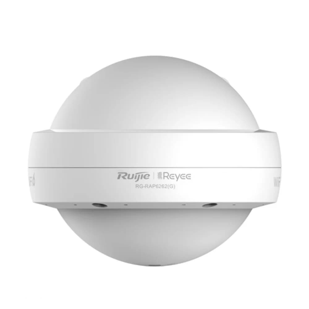 Reyee AX1800 Dual Band Outdoor Wi-Fi6 Access Point, IP68 waterproof, 1201Mbps at 5GHz + 574Mbps at 2.4GHz, 2 10/100/1000base-t Ethernet uplink port, Internal omnidirectional antennas,support 802.11a