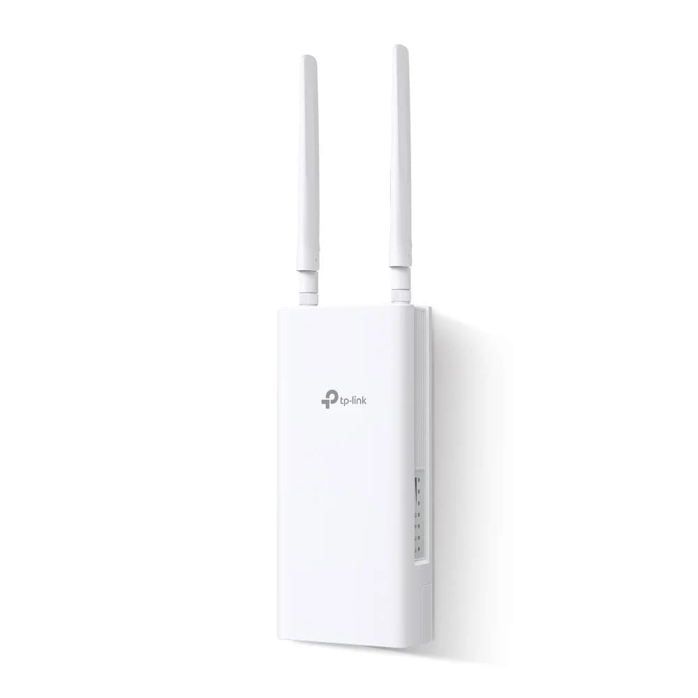 Маршрутизатор 4G LTE Cat4 беспроводной 300M TP-Link TL-MR100-Outdoor (Уличный 1 порт LAN 10/100 Mbps, 1 порт LAN/WAN 10/100 Mbps, 1 слот для SIM-карты, 2 встроенные Wi-Fi антенны, 2 съёмные внешние