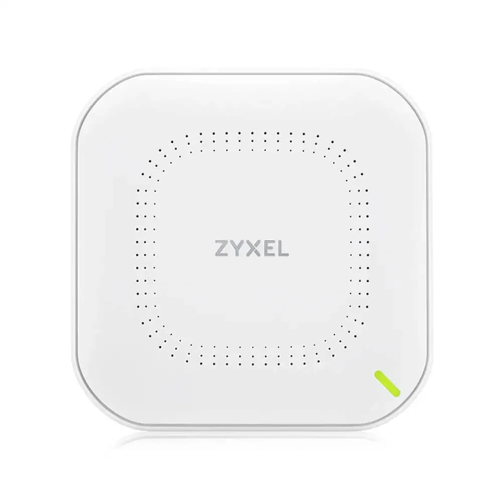 Точка доступа Zyxel NebulaFlex NWA90AX PRO, WiFi 6, 802.11a/b/g/n/ac/ax (2,4 и 5 ГГц), MU-MIMO, антенны 3x3, до 575+2400 Мбит/с, 1xLAN 2.5GE, PoE, защита от 4G/5G, БП в комплекте