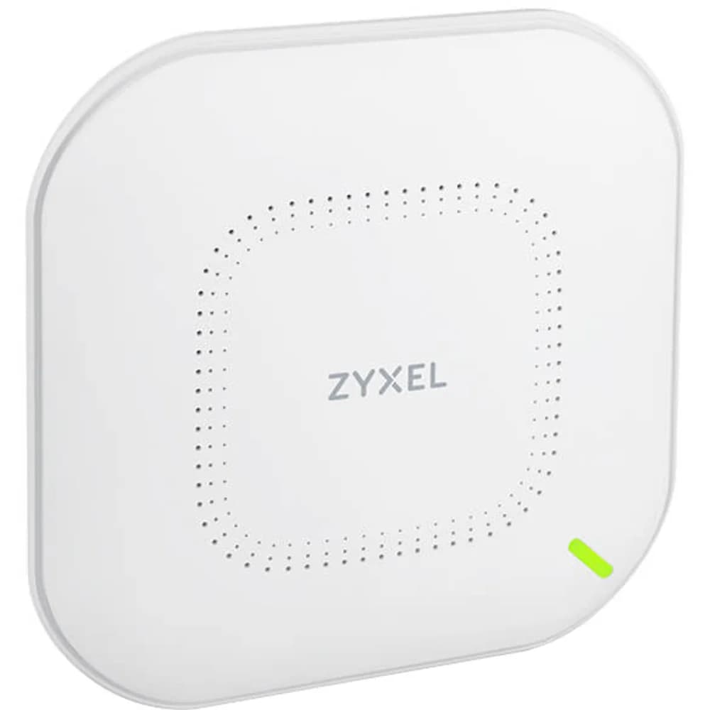 Zyxel WAX610D NebulaFlex Pro Hybrid Access Point, WiFi 6, 802.11a / b / g / n / ac / ax (2.4 and 5 GHz), MU-MIMO, 4x4 dual-pattern antennas, up to 575 + 2400 Mbps, 1xLAN 2.5GE, 1xLAN GE, PoE, 4G / 5